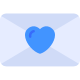 внешнее-любовное-письмо-любовь-и-романтика-KMG-дизайн-плоский-KMG-дизайн icon