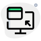 Desktop desktop class featured web browser on personal computer icon