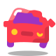 Coche colisionado icon