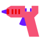 pistola de silicona icon