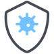 Coronavirus-Schutzschild icon