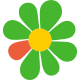 ICQ a cross-platform instant messaging and VoIP client icon