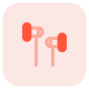 Good quality audio from the wired headphone icon