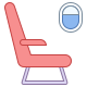 Сиденье в самолете у окна icon
