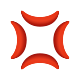 símbolo de ira icon