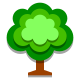 Árbol de hoja caduca icon