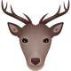 鹿の絵文字 icon