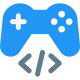 Game controller custom programming to tweak performance icon