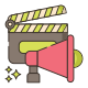 Clapperboard icon