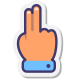 deux doigts-peau-type-1 icon