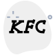 Kentucky Fried Chicken an american fast food restaurant chain specializes in fried chicken icon