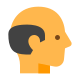 profil chauve icon