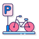 Estacionamento para bicicletas icon