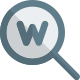 Search engine on a popular web portal icon