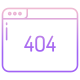 Website 404 Error icon
