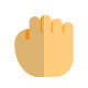 Hand finger squeeze gesture to close all application running icon