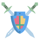 Knight Shield And Sword icon