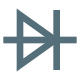 simbolo del diodo icon