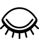 Closed Eye icon