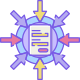 外部ダイレクトレスポンスコピーライティングフラティコンリニアカラーフラットアイコン icon