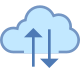 Restauration de sauvegarde sur le cloud icon