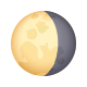 luna gibbosa calante icon