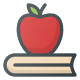 Apple And Book icon