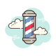 Friseur Zeichen icon