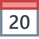 Kalender 20 icon