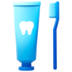 Kit de limpieza dental icon