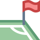 Fútbol Corner Filled icon