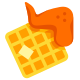 Курица и вафля icon