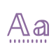 Schriftarten-App icon
