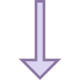 긴 아래쪽 화살표 icon