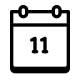 Calendar 11 icon