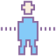 hombre pixel icon