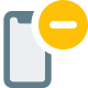 Remove function featured from cell phone menu icon