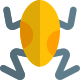 Medical examination surgical process delivery on a frog icon