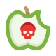 Poisoned apple icon