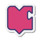 Blockly rosa icon