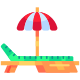 Umbrella and Chair icon