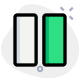 external-large-vertical-grids-box-frame-columns-layout-grid-green-tal-revivo icon