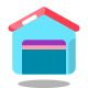 Garagem aberta icon