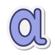 Alpha icon