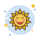 soleil souriant icon