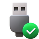 USB verbunden icon
