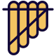 Siku with flute like shape combination set icon