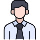 external-business-man-avatar-kmg-design-outline-color-kmg-design icon