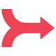 merge forward arrow icon