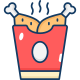 Pollo frito icon